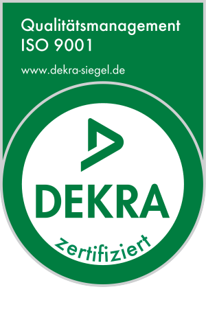 Qualitätsmanagement ISO 9001 DEKRA zertifiziert